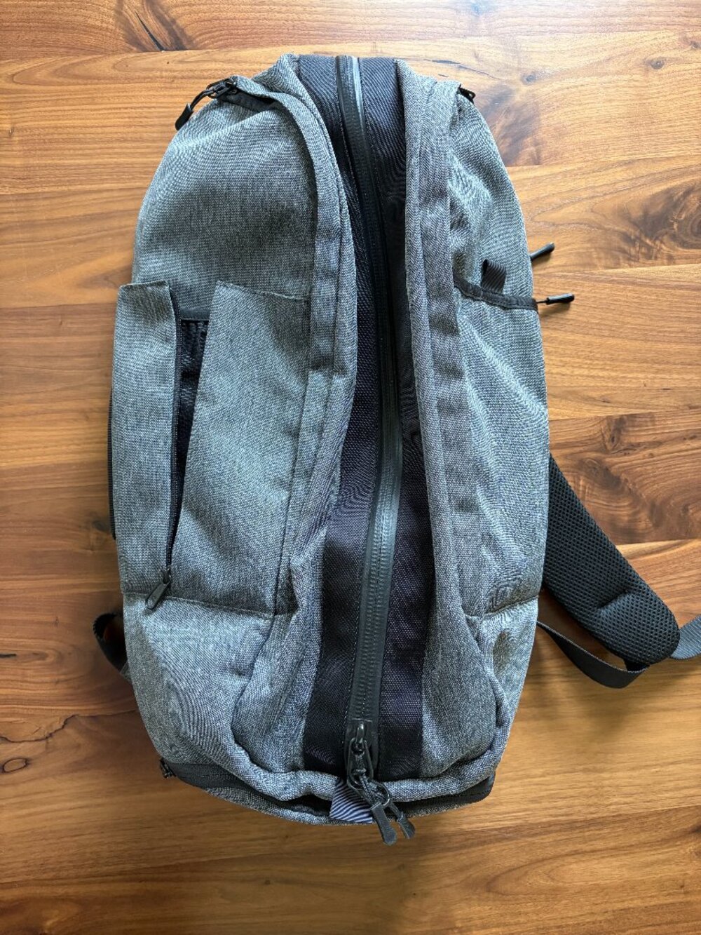 Aer Duffel Pack V1 Hybrid Gym Work Backpack - Heathered Gray 900D Tech Polyester